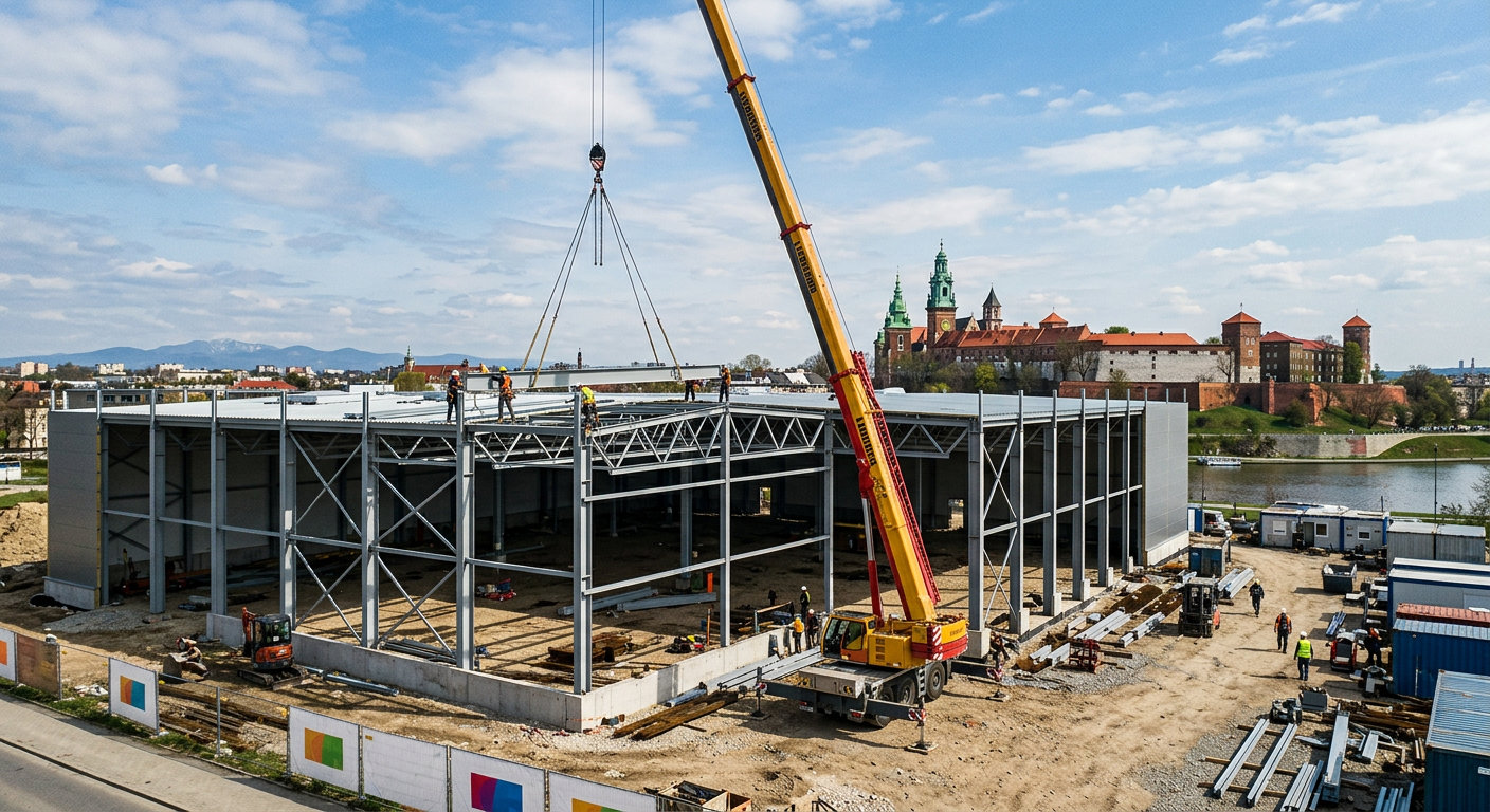 Jak sprawnie zaplanować budowę hali w Krakowie?