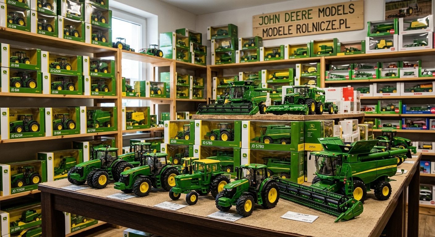 Modele John Deere – realistyczne miniatury i zabawki z ModeleRolnicze.pl